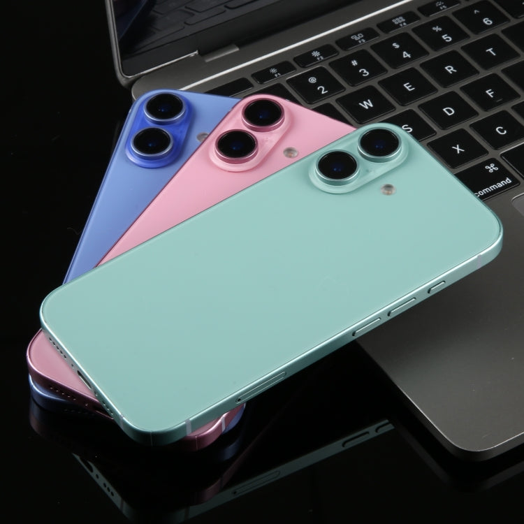 Modelo de Pantalla Falsa para iPhone 16 (Negro) sin Función