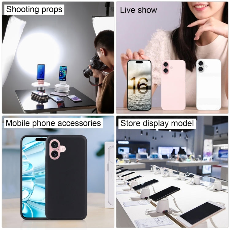 Modelo de Pantalla Falsa para iPhone 16 (Negro) sin Función