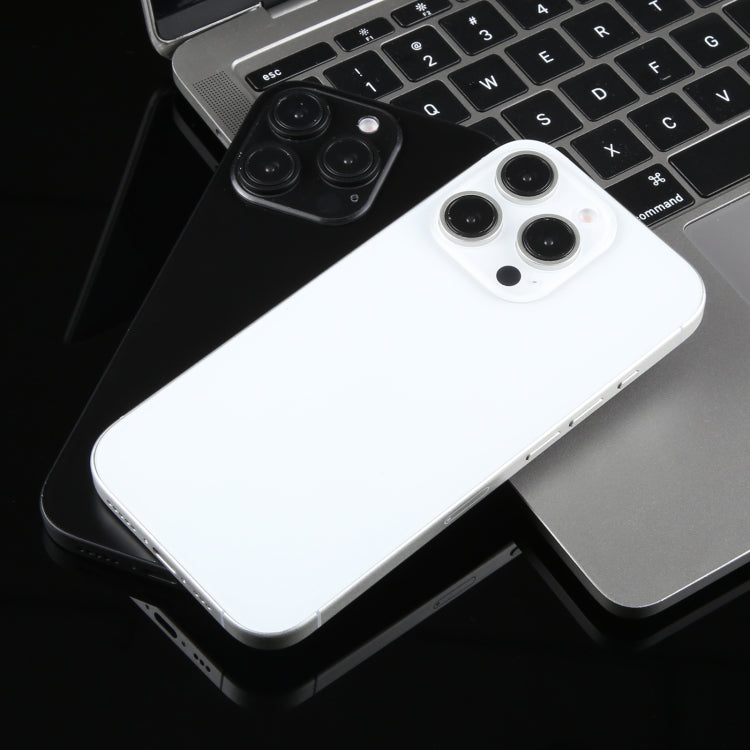 Modelo de Pantalla Falsa para iPhone 16 Pro Max con Pantalla Negra (Natural)