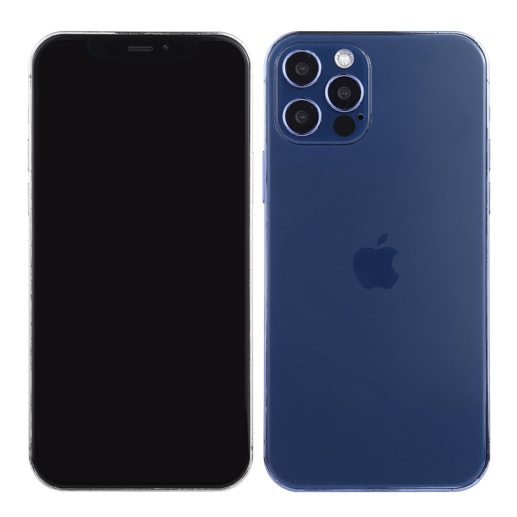 Para iPhone 12 Pro Max, pantalla negra, modelo de pantalla ficticia falsa que no funciona, versión ligera (azul aguamarina)