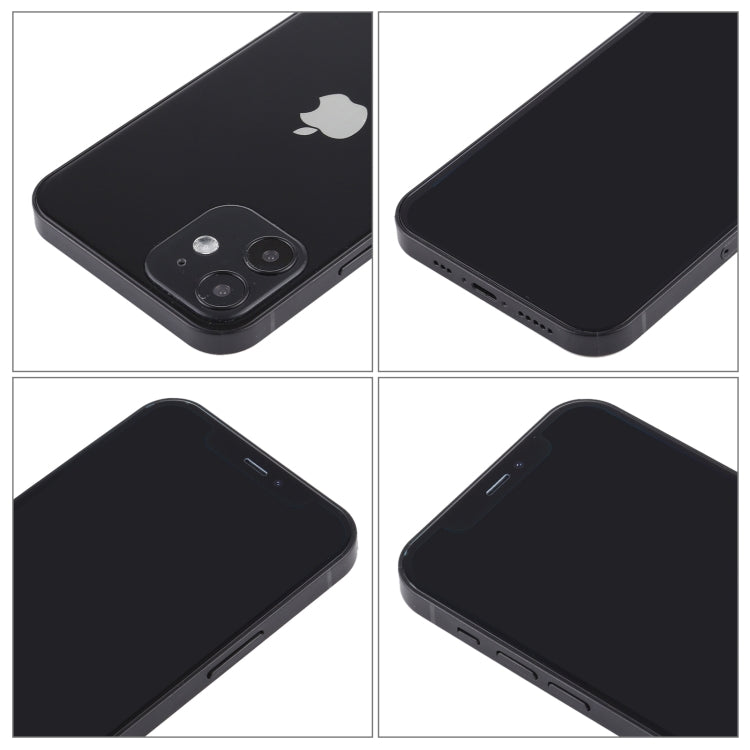 Para iPhone 12 mini Pantalla negra Modelo de pantalla ficticia falsa que no funciona, versión ligera (negro)