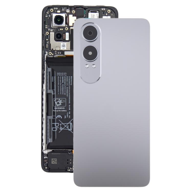 Coque Arrière en Plastique avec Couvercle d'Objectif d'Appareil Photo OnePlus Nord CE4 Lite