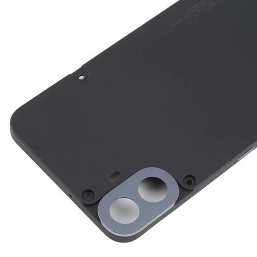 Dosseret d'origine pour Nothing Phone 1 avec couvercle pour objectif de caméra (noir)