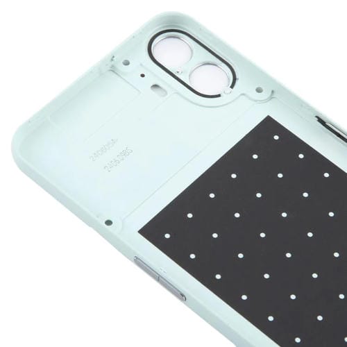 Dos de couverture d'origine pour le téléphone Nothing 1 avec couvercle pour objectif de caméra (vert)