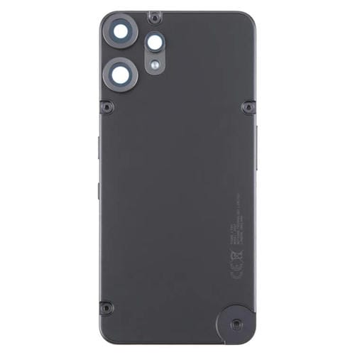 Tapa Trasera Original para Nothing Phone 2 Pro con Protector de Lente de Cámara (Negro)