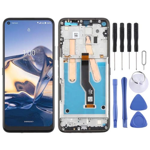 Schermo intero Nokia 8V 5G con cornice (Nero)