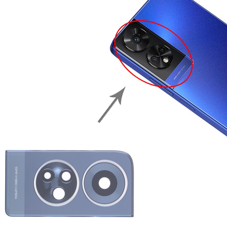 Objectif de caméra arrière TCL 50 5G (bleu)