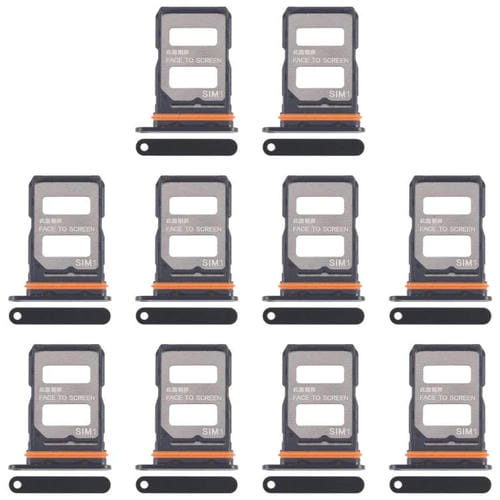Tabuleiro Cartão SIM Xiaomi 14T Pro 5G (Preto) (10 Unidades)