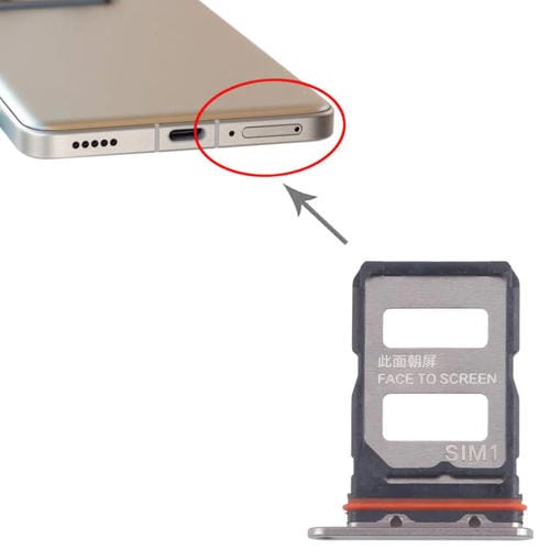 Tabuleiro Cartão SIM Xiaomi 14T Pro 5G (10 Unidades) (Dourado)