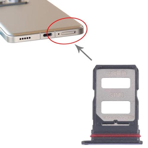 Tabuleiro Cartão SIM Xiaomi Poco F7 roxo (10 Unidades)