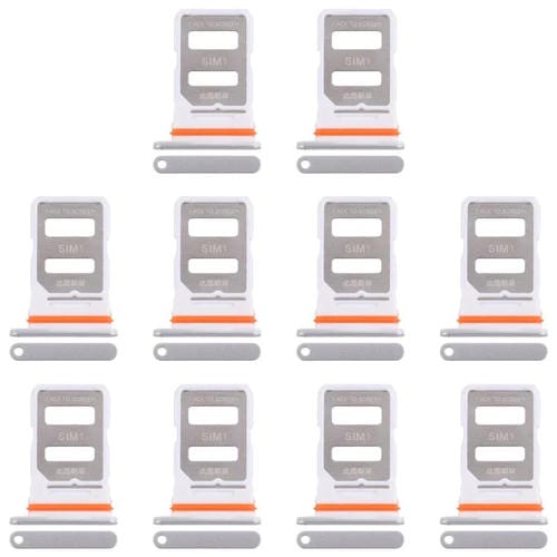 SIM Card Tray Xiaomi Redmi Turbo 4 (Silver) (10 Units)
