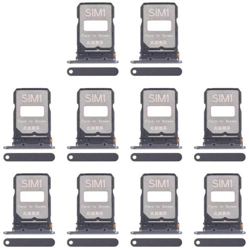 SIM Card Tray Xiaomi Poco F7 Pro (10 Units) (Black)