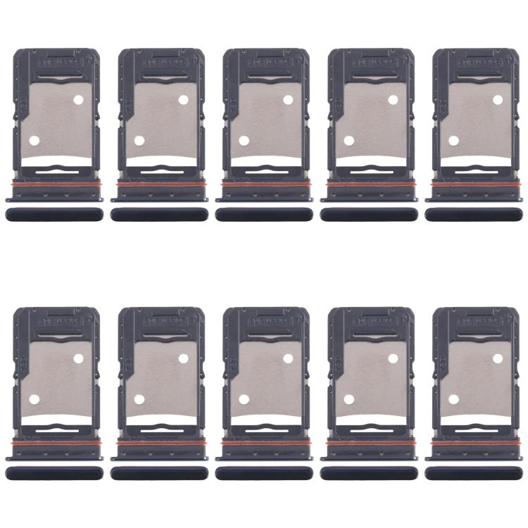 SIM-Karten- und Micro-SD-Fach Tecno Camon 18 P (Schwarz) (10 Stück)