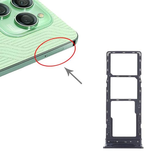 Plateau Carte SIM + Micro SD Tecno Spark 20 Pro 4G (Dorée) (10 Unités)