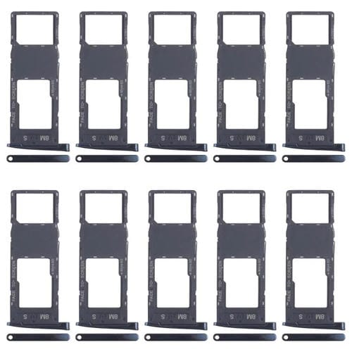 Vassoio Scheda SIM e Micro SD Motorola Moto G6 Plus (10 Unità) (Nera)