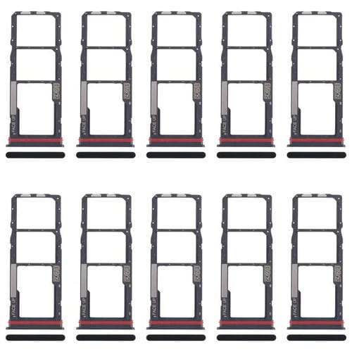 SIM Card and Micro SD Tray Motorola Moto G04 (Black) (10 Units)