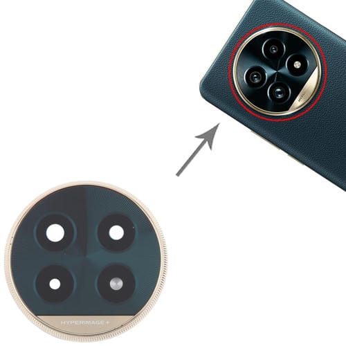 Couverture Objectif Appareil Photo Arrière Realme 13 Pro (Vert)