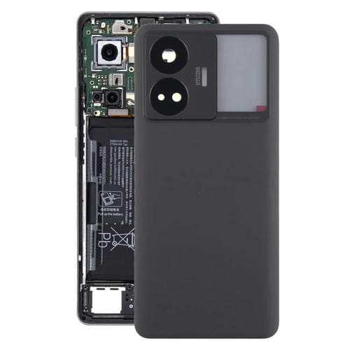 Coque arrière Realme GT3 Couverture de lentille de caméra (noire)