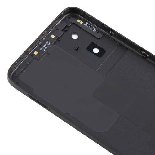 Carcasa trasera original con tapa para lente de cámara TCL K24 (negra)
