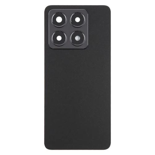 Carcasa trasera OEM con tapa para lente de cámara para Xiaomi 14T (negra)