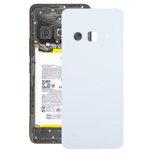 Carcasa trasera OEM para Xiaomi Redmi A3 4G (blanca)
