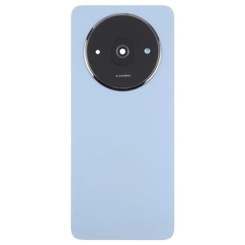 Carcasa trasera OEM con tapa para lente de cámara para Xiaomi Redmi A3 4G (azul)