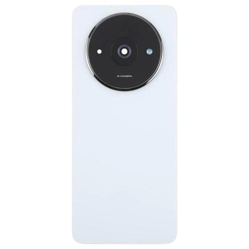 Carcasa trasera OEM con tapa para lente de cámara para Xiaomi Redmi A3x 4G (blanca)