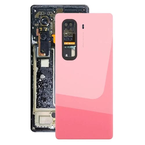 Funda trasera de cuero original para Infinix Hot 50 Pro+ 4G X6880 (rosa)