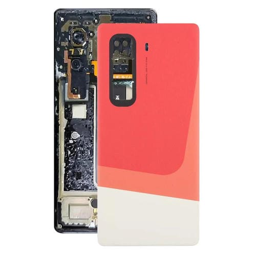 Funda trasera de cuero original para Infinix Hot 50 Pro+ 4G X6880 (roja)