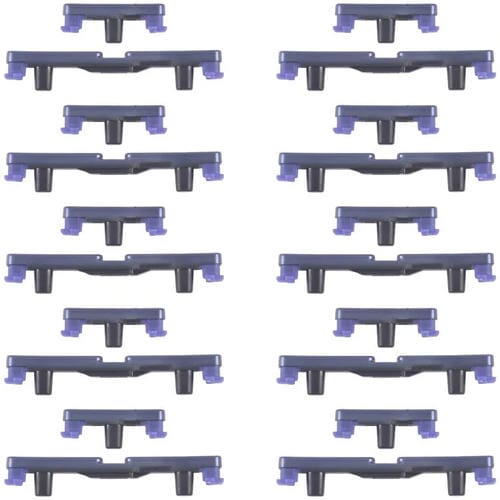 Para Motorola Edge 60 Fusion 10 pares de botones de encendido y control de volumen (azul)