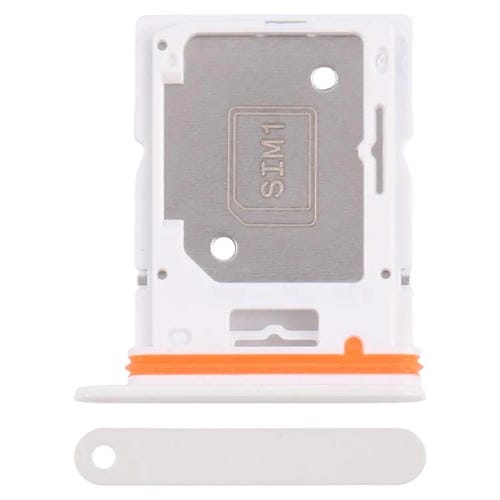 Bandeja para tarjeta SIM + bandeja para tarjeta SIM/tarjeta micro SD para CMF Phone 2 Pro (blanco)