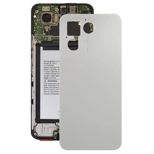 Carcasa trasera original para Tecno Pova 6 Neo 5G (plateada)