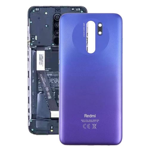 Carcasa trasera de plástico OEM para Xiaomi Redmi 9 Prime (azul)