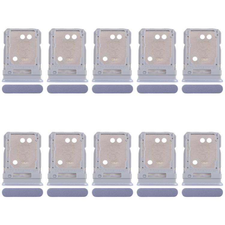 Bandeja para tarjeta SIM original (10 unidades) para Realme 12+ 5G RMX3867 + bandeja para tarjeta SIM/tarjeta Micro SD (azul)