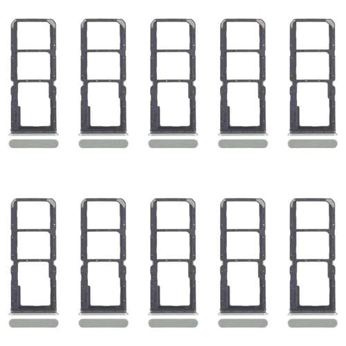 Bandejas para tarjeta SIM original (10 unidades) + bandeja para tarjeta SIM + bandeja para tarjeta Micro SD (verde claro) para Realme 12 Lite 4G