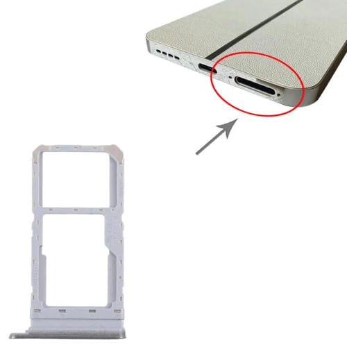 Bandeja para tarjeta SIM original Realme 12 4G RMX3871 (10 unidades) + bandeja para tarjeta SIM/tarjeta Micro SD (verde)