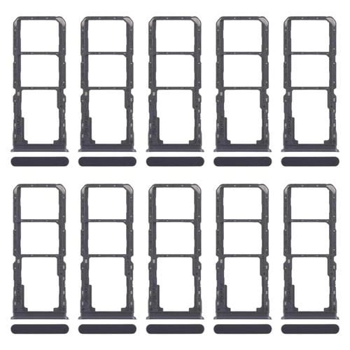 Bandejas para tarjeta SIM original Realme C67 5G (10 unidades) + bandeja para tarjeta SIM + bandeja para tarjeta Micro SD (morado)