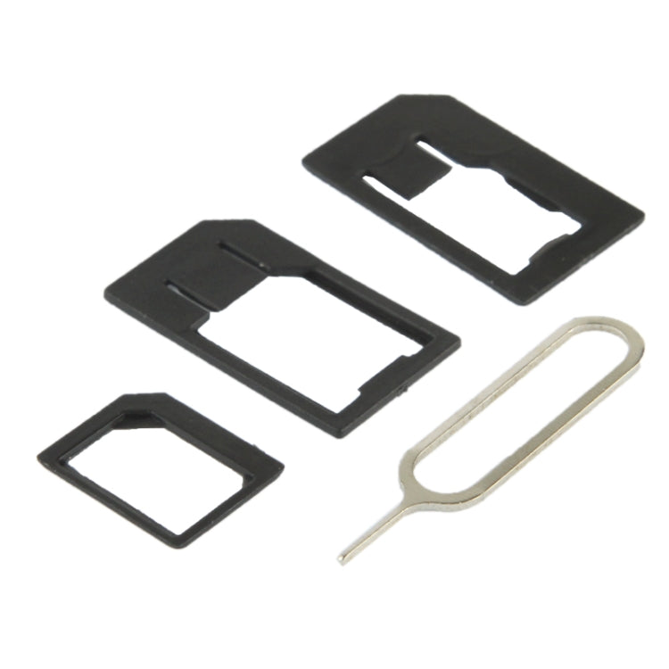 Dual Nano Sim Cutter para Iphone Samsung Huawei Xiaomi con Adaptadores y Llave de Bandeja (Negro)
