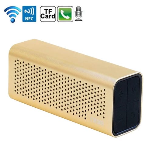 Altavoz Bluetooth Recargable Portátil Ym-308 Tarjeta TF Soporte (Oro)