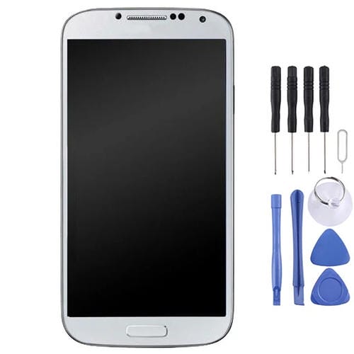 Schermo LCD + Pannello Touch con Cornice Samsung Galaxy S4 CDMA/i545 (Bianco)