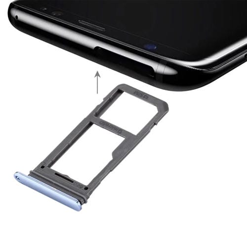 Plateau de carte SIM et Micro SD Samsung Galaxy S8 (Bleu)