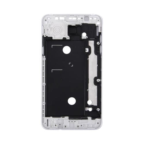 Frente do invólucro LCD Samsung Galaxy J7 J710 Moldura Moldura Placa (Prata)