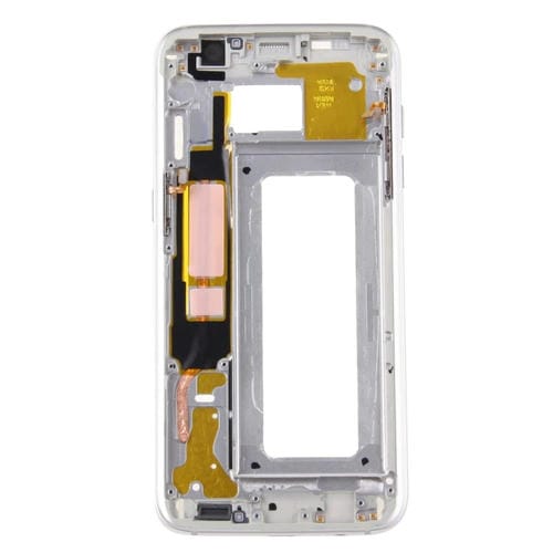 Boîtier avant LCD Samsung Galaxy S7 Edge G935 Plaque Lunette (Argent)