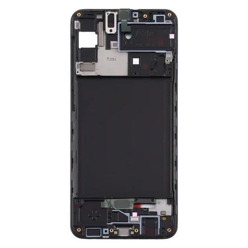 Carcasa Frontal Samsung Galaxy A30s Marco LCD Placa de Bisel (Negro)