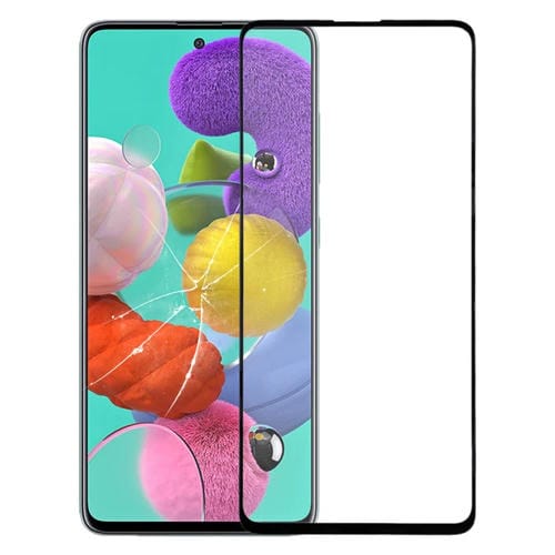 Front Screen Samsung Galaxy A51 Glass Lens Exterior (Black)