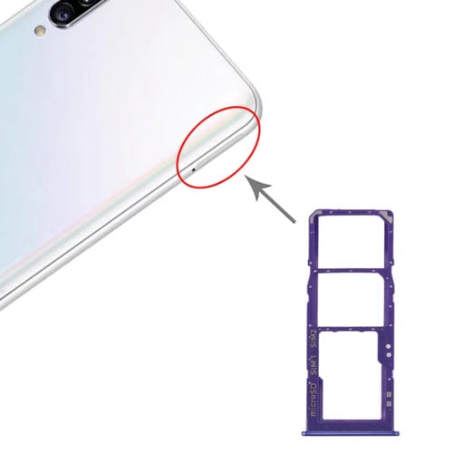 Bandeja de Tarjeta SIM y Micro SD Samsung Galaxy A30s (Azul)