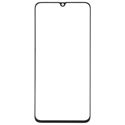 Frontbildschirm Samsung Galaxy A70 Außenglaslinse (Schwarz)
