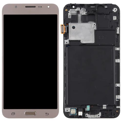Pantalla TFT Completa Samsung Galaxy J7 J700F con Marco (Oro)