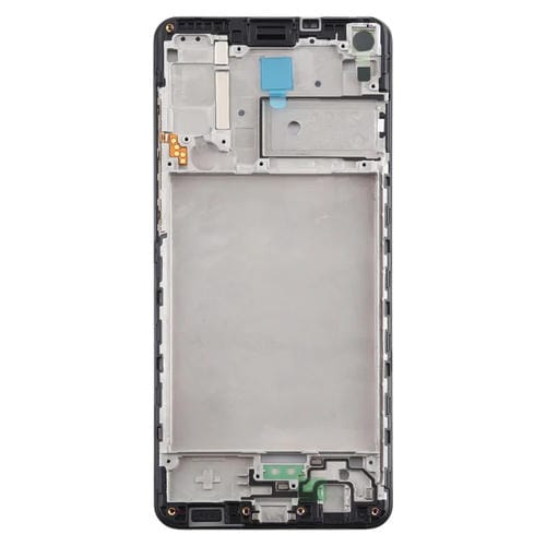 Frente do invólucro do LCD Placa Moldura Samsung Galaxy A21s (Preto)