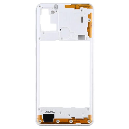 Placa de Bisel de Marco Medio Samsung Galaxy A21s (Branco)